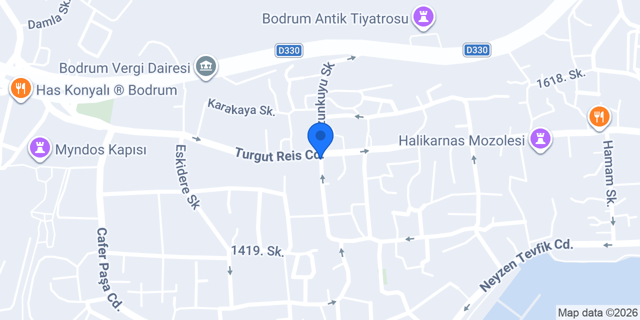 Özdemir Teknik Bodrum konumu