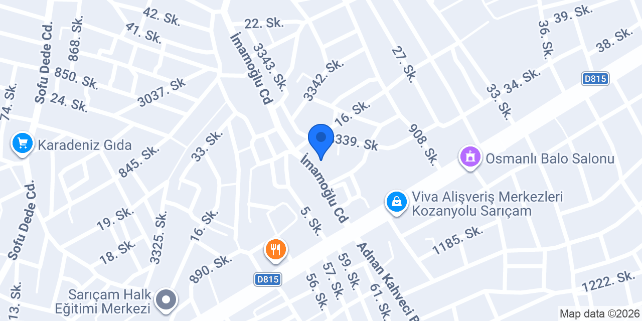 Acabey elektrik konumu