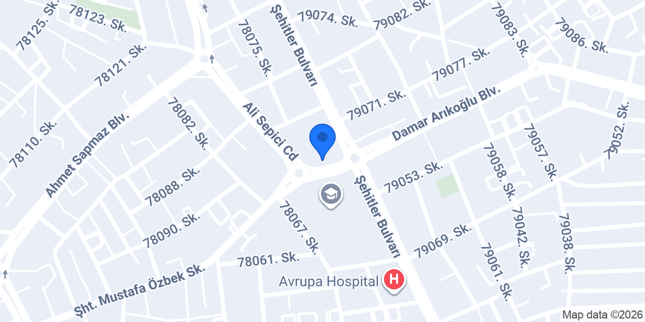 Berk Çiçekçilik konumu