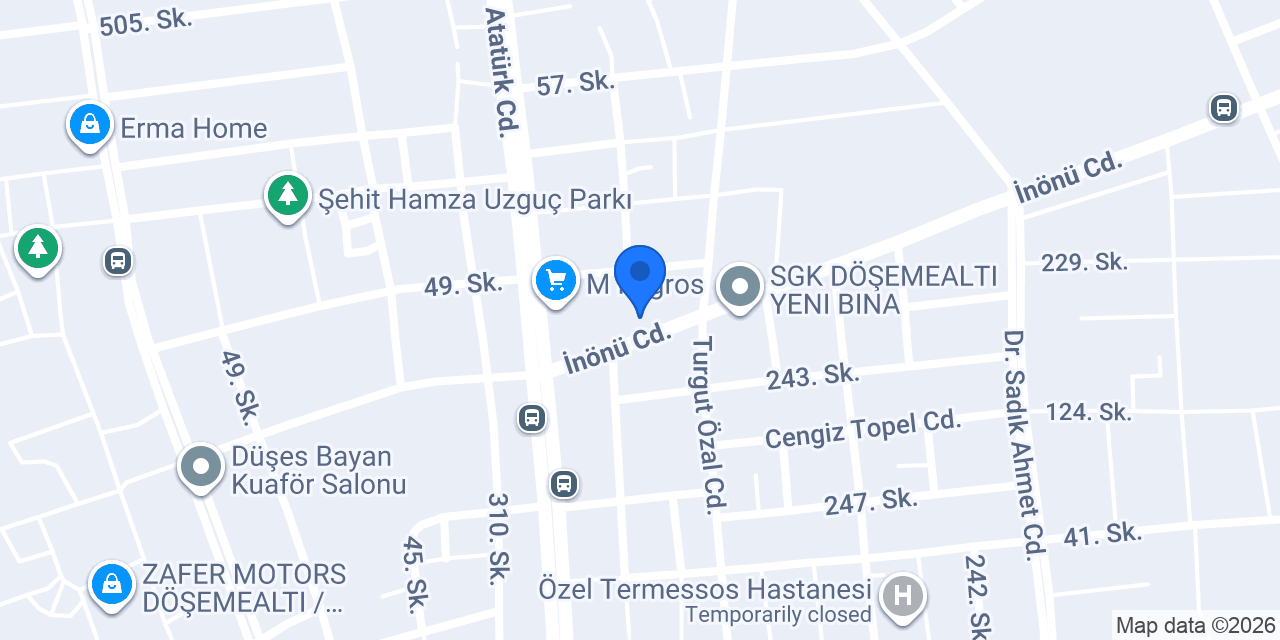 Kasap Cüneyt ET konumu