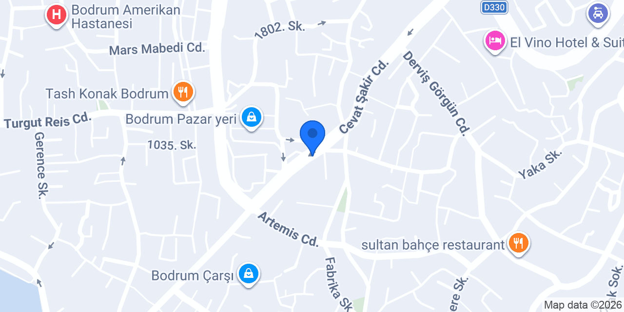 Jet bodrum Turizm konumu