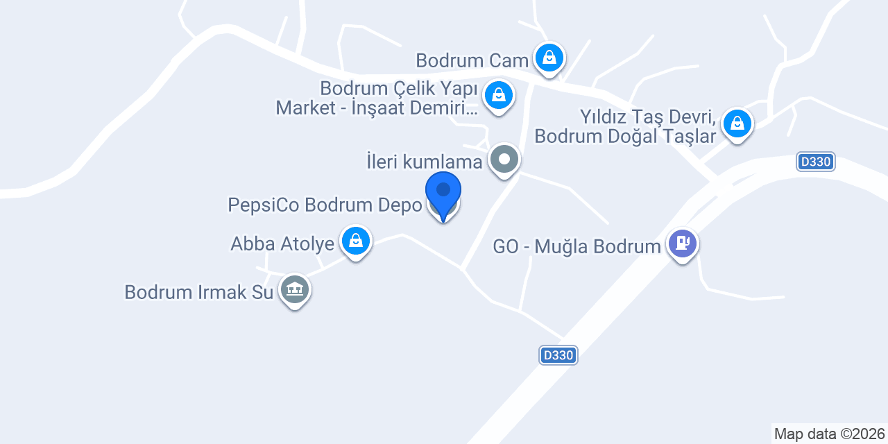 PepsiCo Bodrum Depo konumu