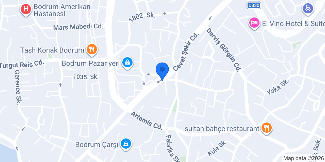 Solmayan hikaye Bodrum konumu