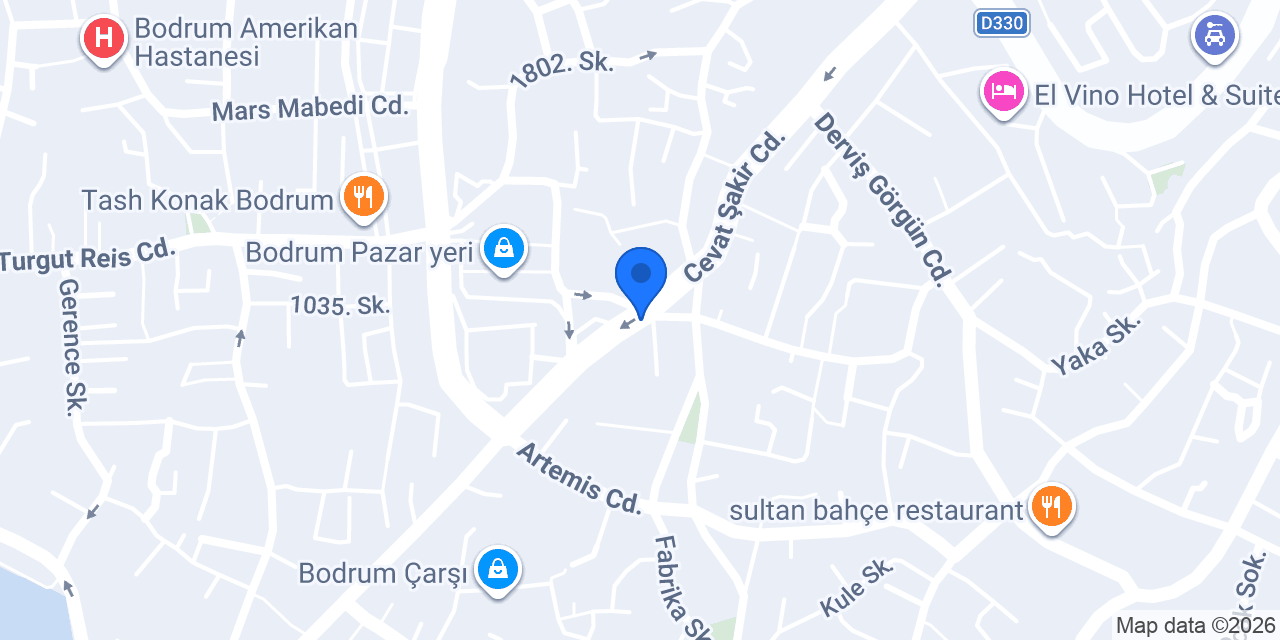Bodrum Ekonomik Vip Transfer konumu