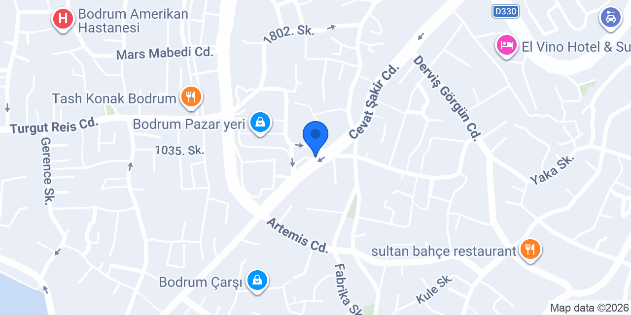 MC Döner Hatay Sofrası - Antik Akdeniz Restaurant konumu