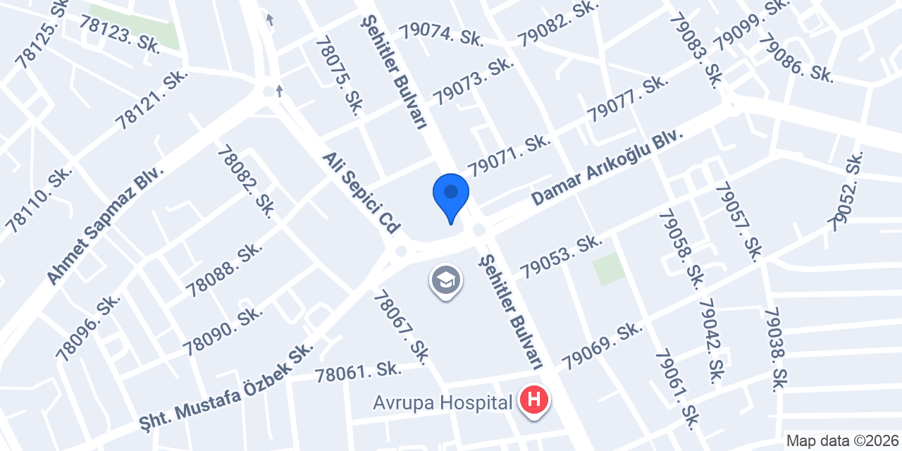 MUSTAFA AKÇINAR BAYAN KUAFÖRÜ konumu