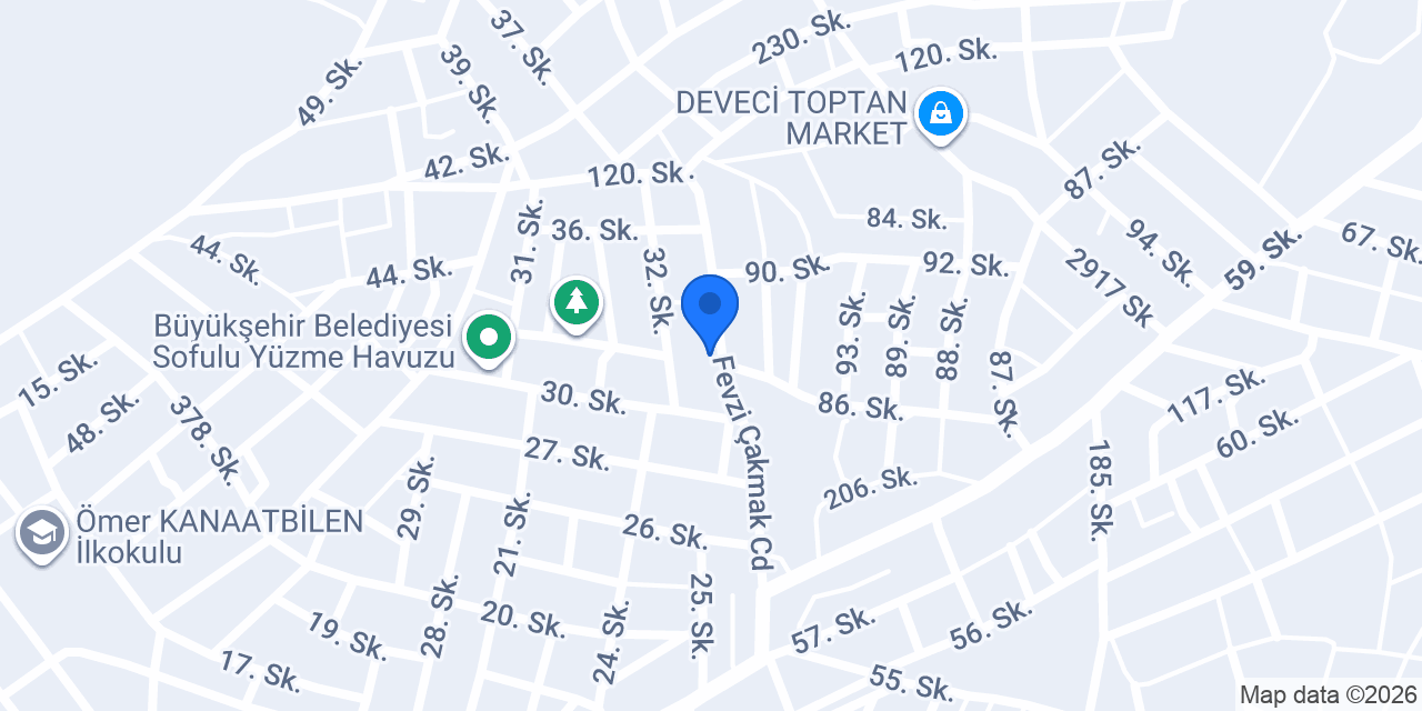 Gülce Auto Service konumu