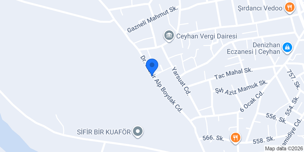 Ceyhan Denetimli Serbestlik Müdürlüğü konumu
