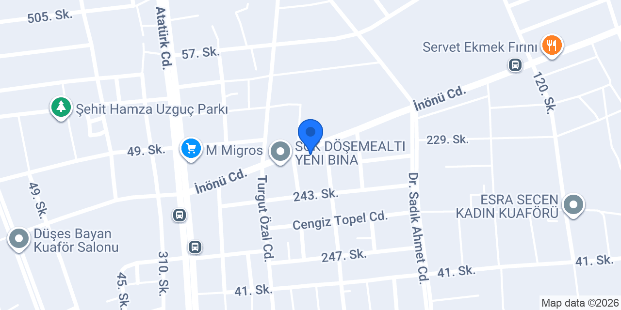 Moda Dondurma Döşemealtı konumu