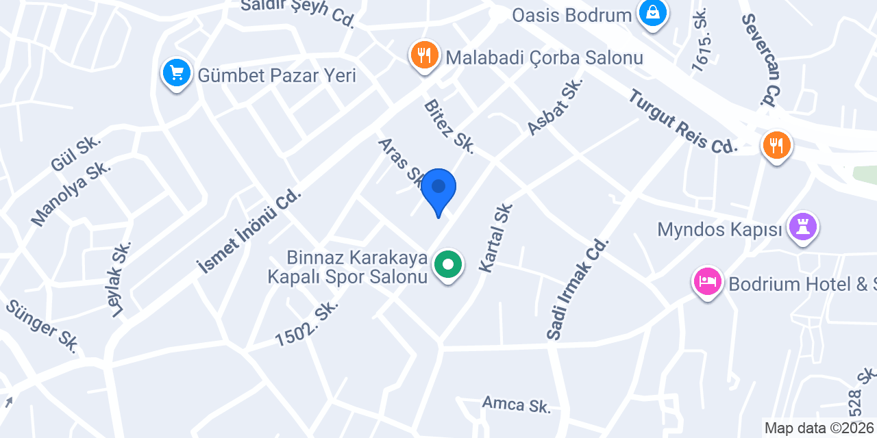Bodrum Nisa Nakliyat konumu