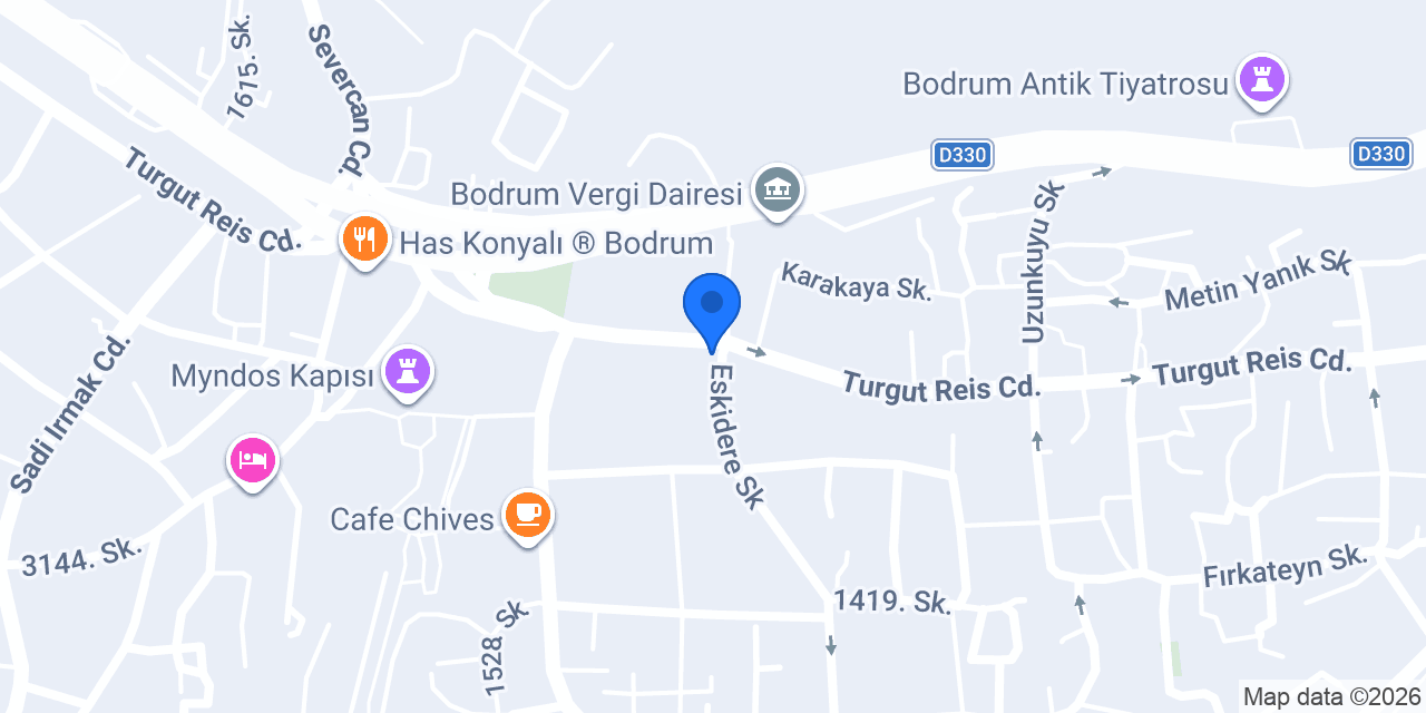 İstanbul börekçisi konumu