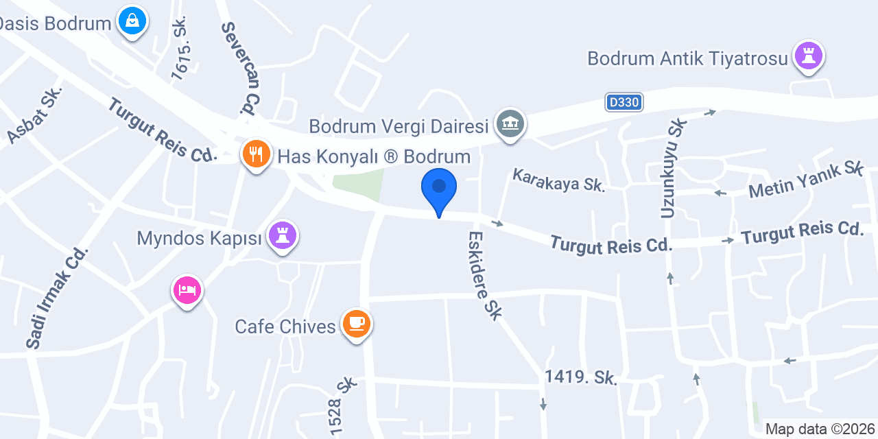 Kokoreçci Adem Usta bodrum konumu