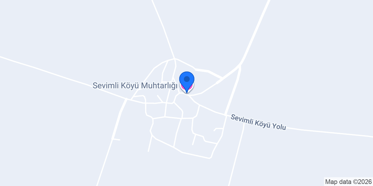 Sevimli Köyü Muhtarlığı konumu