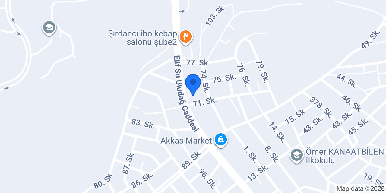 Çay Akü konumu