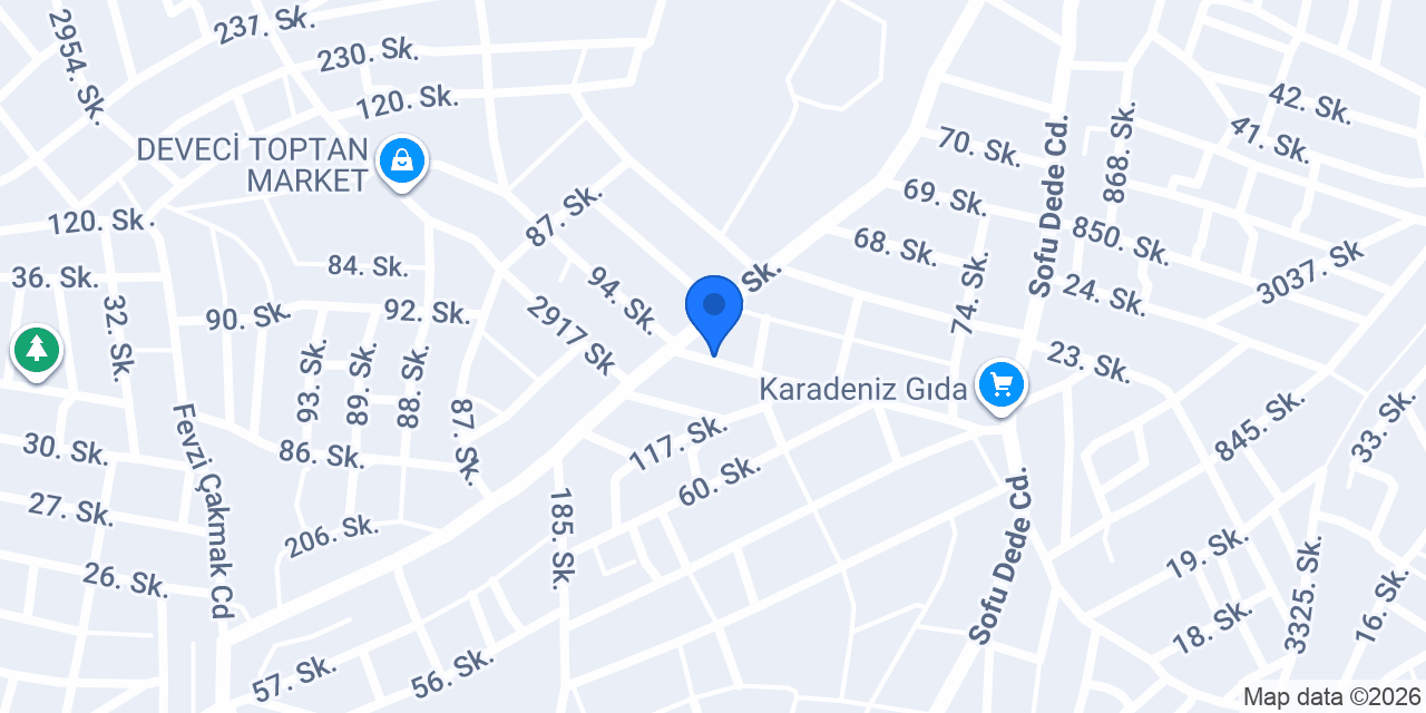 AYBARS TEKNİK konumu
