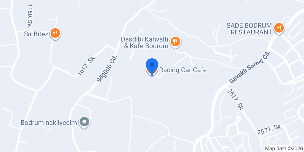 Racing Car Cafe konumu