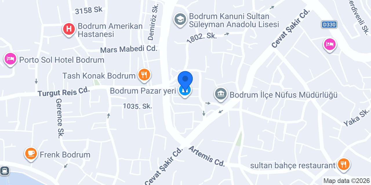 Ay Işığı Bodrum Cafe - Restaurant konumu