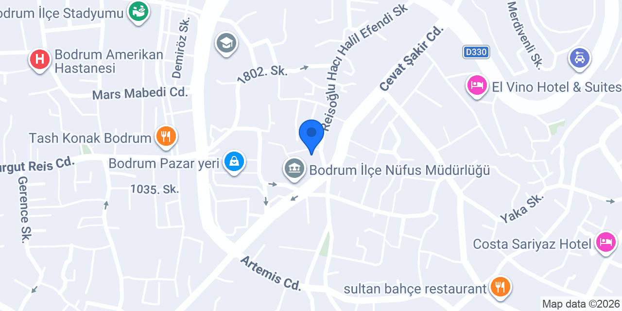 ÖZSER NEO BODRUM TOPRAK ŞUBE konumu
