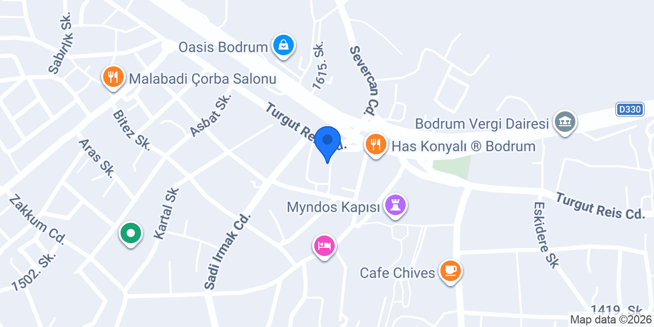 Özel Bodrum PsikoTeknik Değerlendirme ve Danışmanlık Merkezi konumu