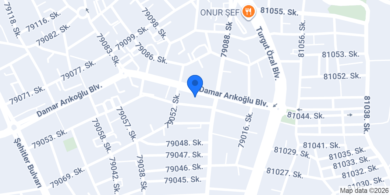 Atiser Otomotiv Lastikçilik konumu