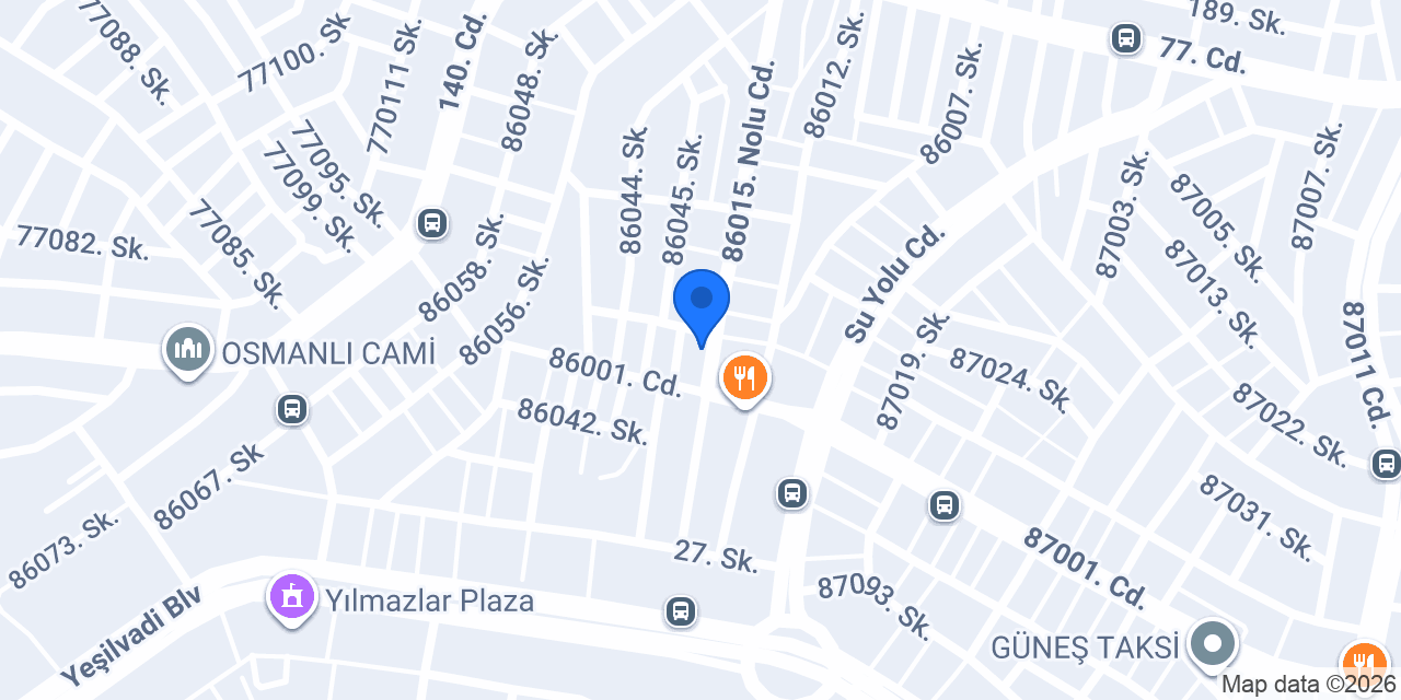 Gaziantep çiçekçi yunus konumu