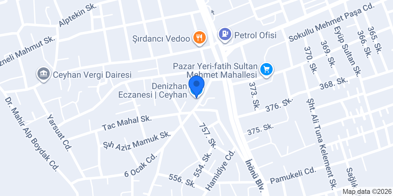 Denizhan Eczanesi | Ceyhan konumu