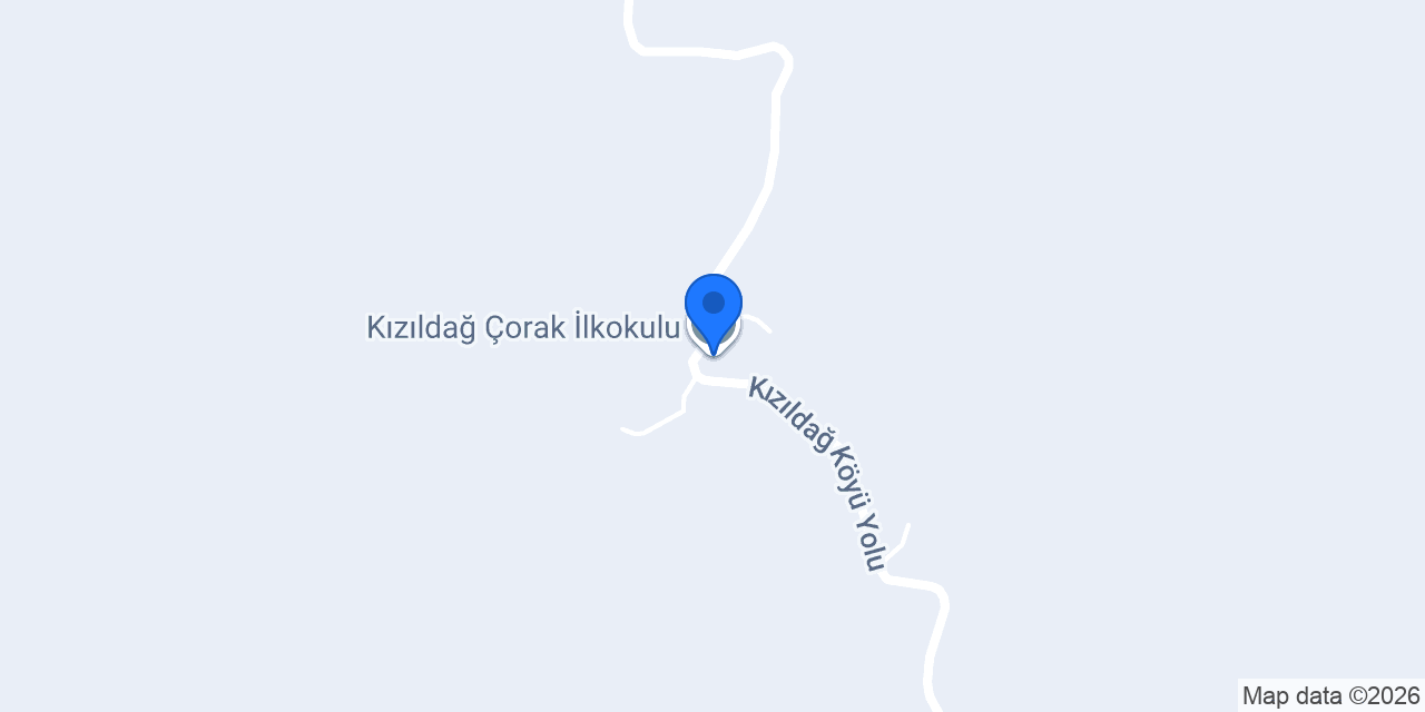 Kızıldağ Çorak İlkokulu konumu