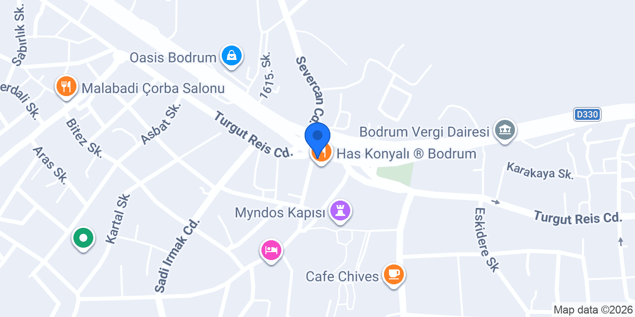 Altın Oto Galeri Bodrum konumu