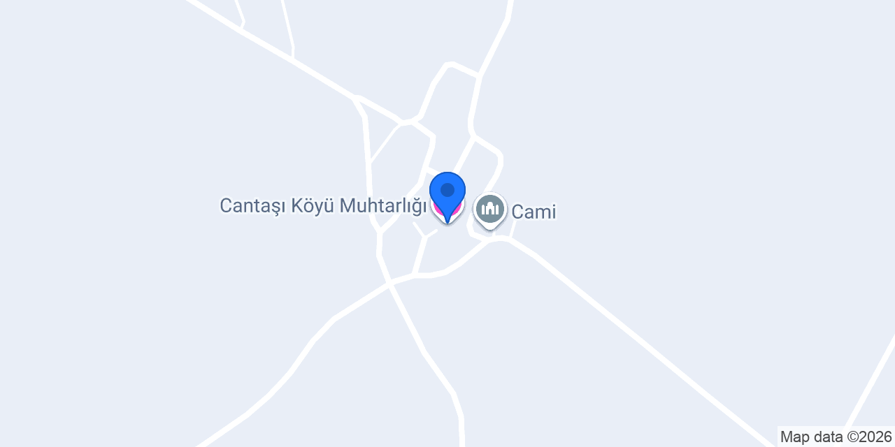 Cantaşı Köyü Muhtarlığı konumu