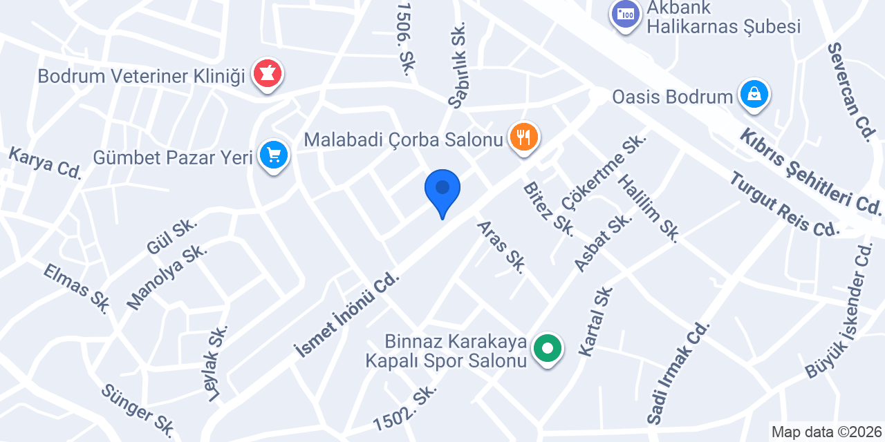 Yaprak Kırtasiye konumu