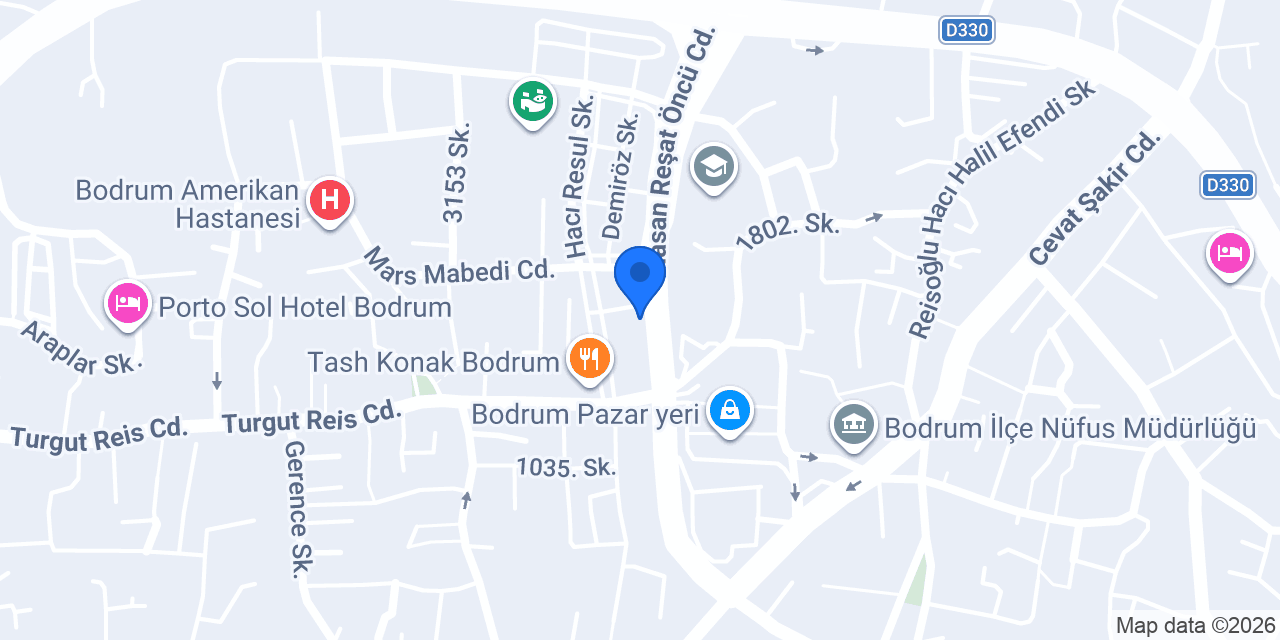 Bodrum Börek Evi konumu