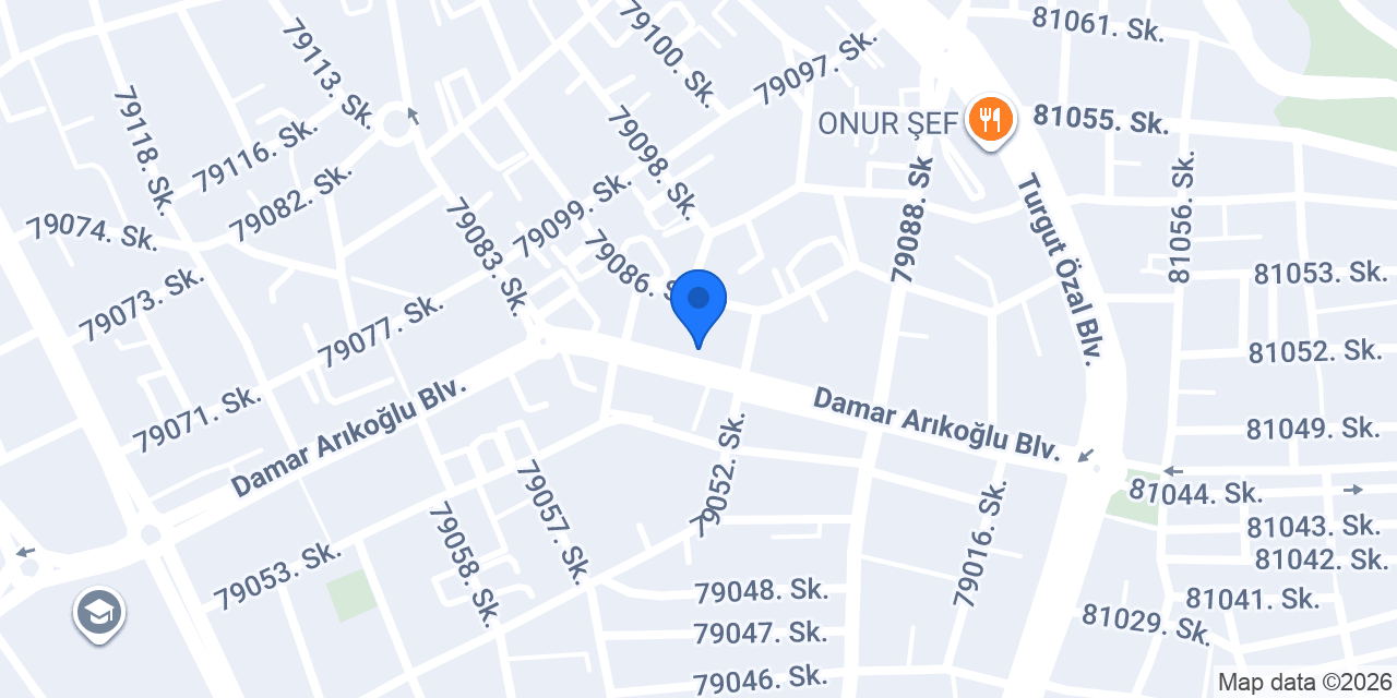Adana Final Vip Ortaokulu konumu
