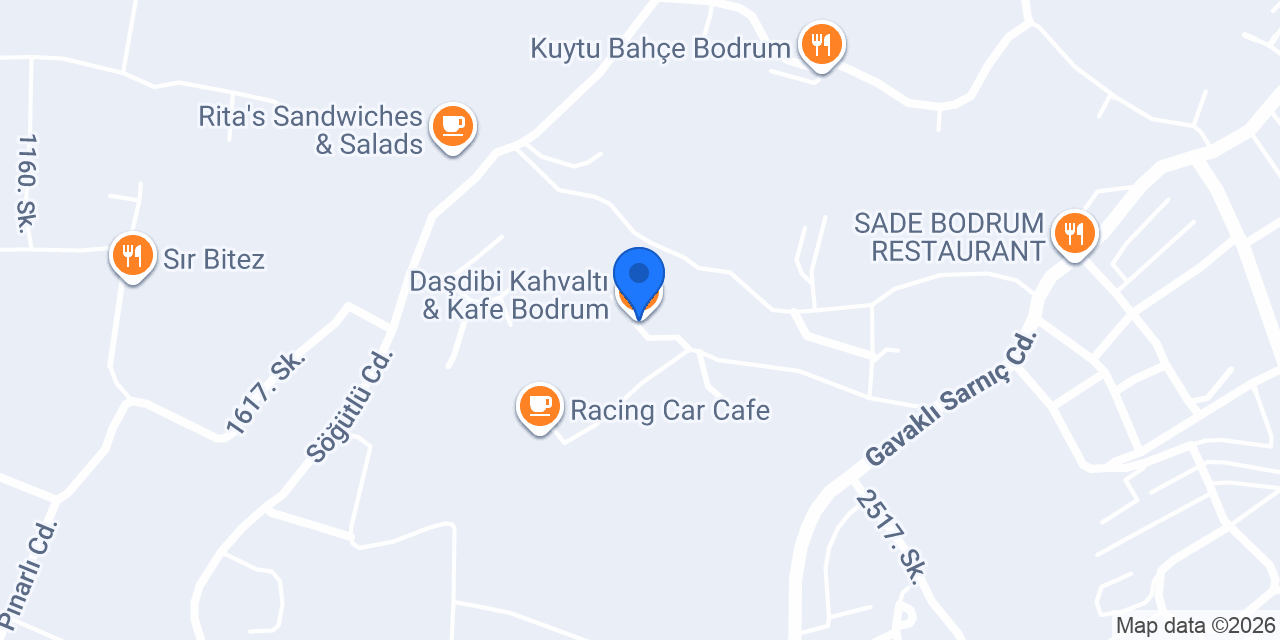 Daşdibi Kahvaltı & Kafe Bodrum konumu