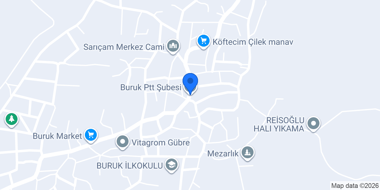 Buruk Ptt Şubesi konumu