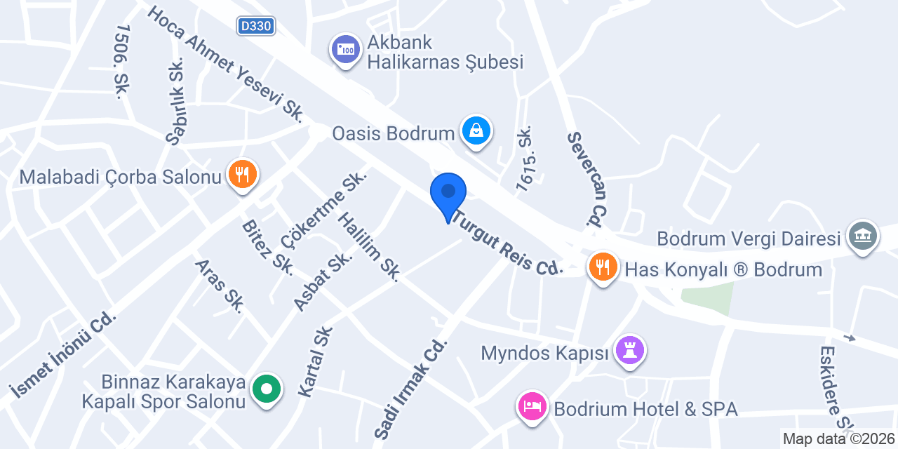Hüseyin Çakaloğlu Bodrum Mali Müşavirlik konumu