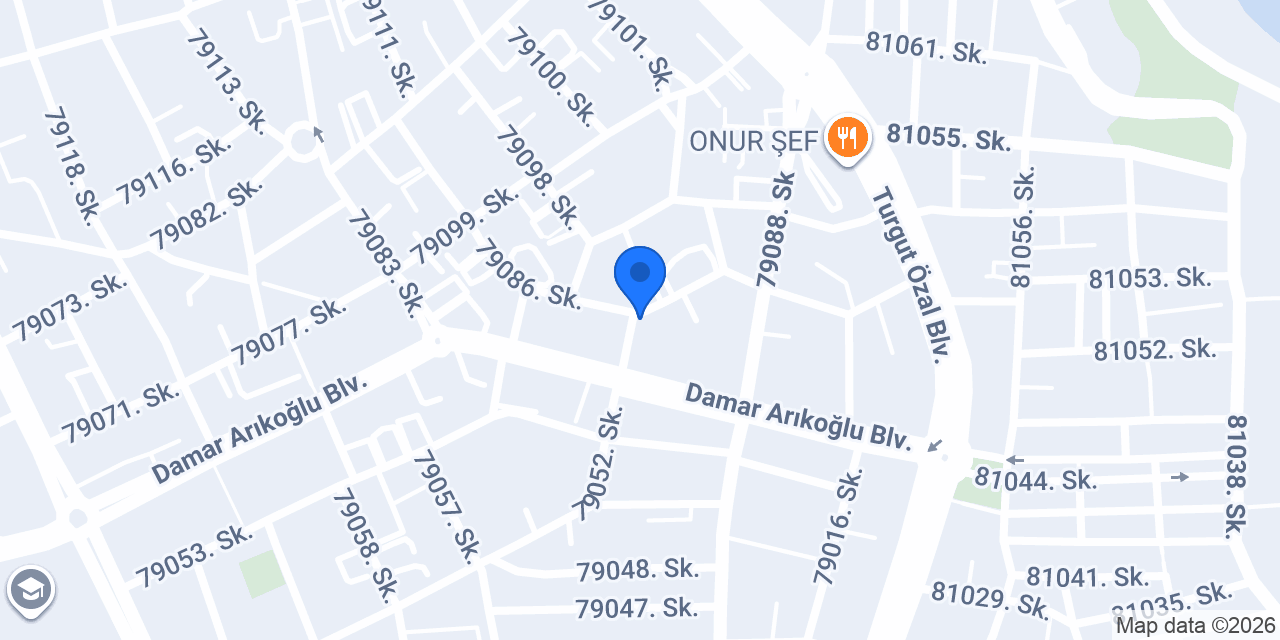 ÖZEL ÇAM ANAOKULU konumu