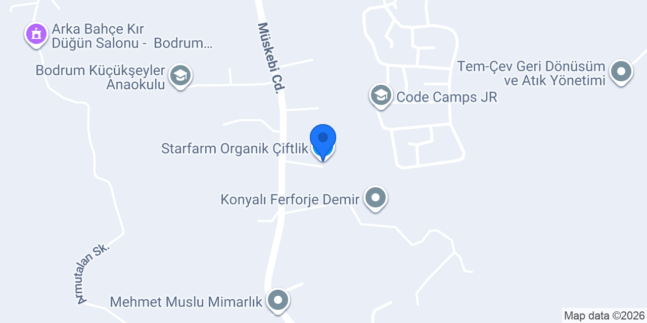 Starfarm Organik Çiftlik konumu