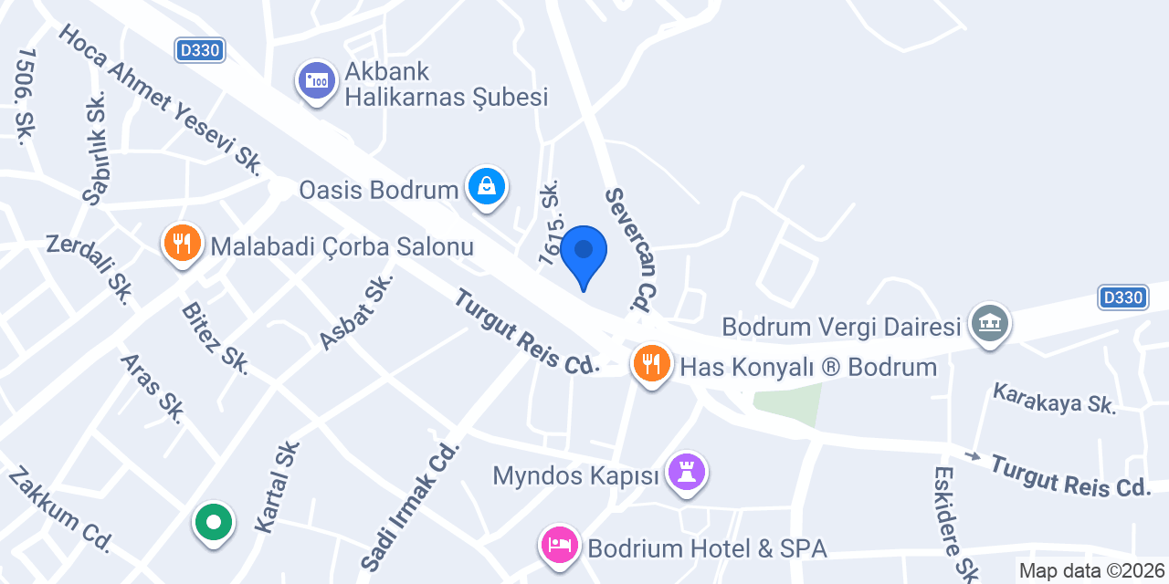 Domino's Pizza Bodrum konumu