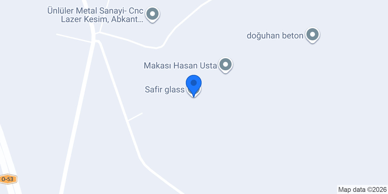 Safir glass konumu