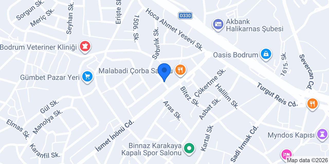 Bodrum Webci - Bodrum Web Tasarım ve Seo Hizmetleri konumu