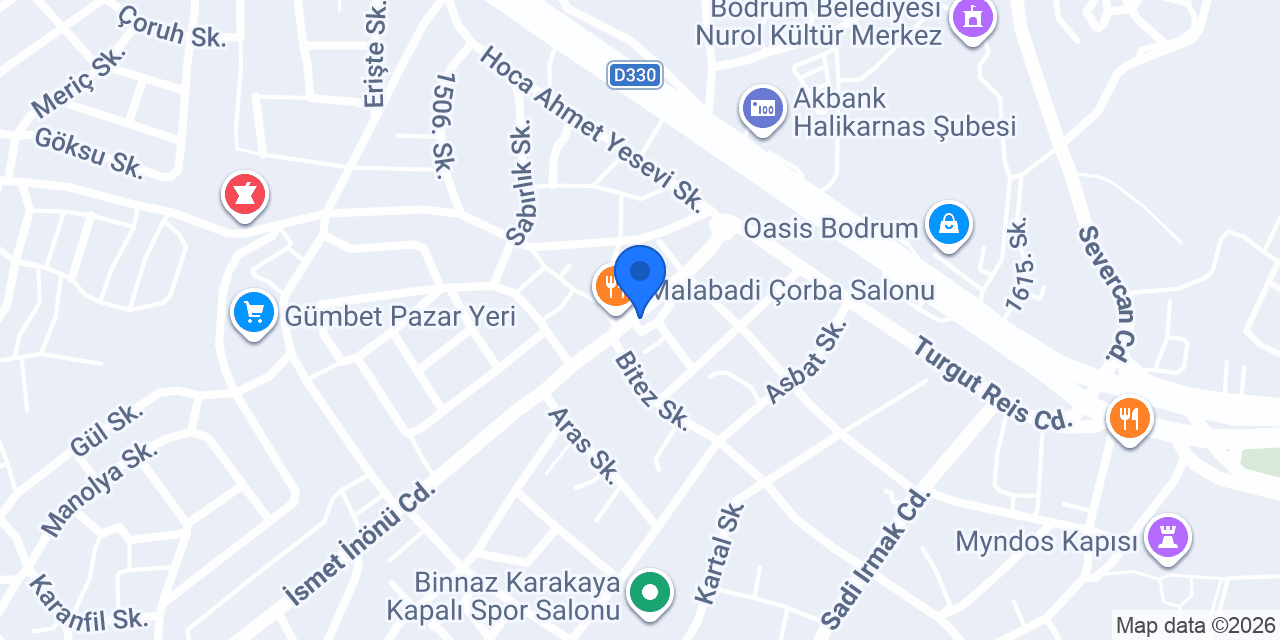 Katık Döner Express konumu
