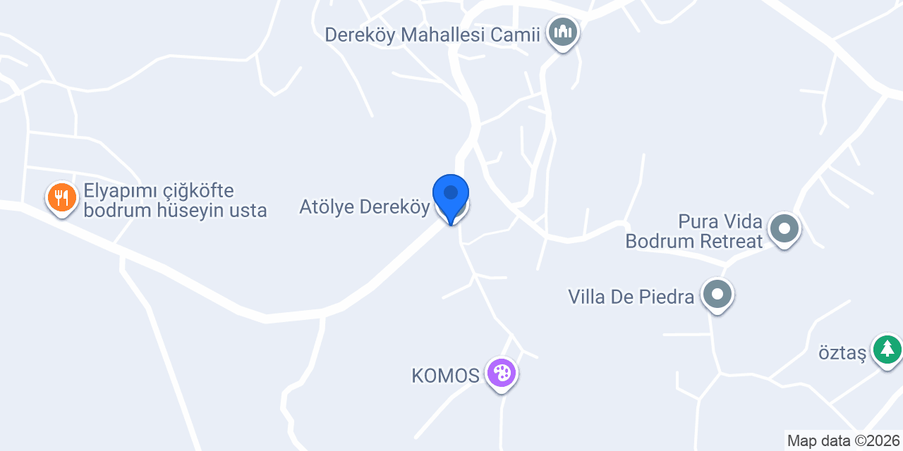 Atölye Dereköy konumu