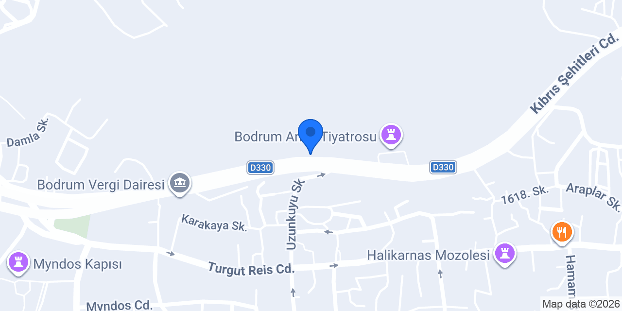 Bodrum İşbilir Karot konumu