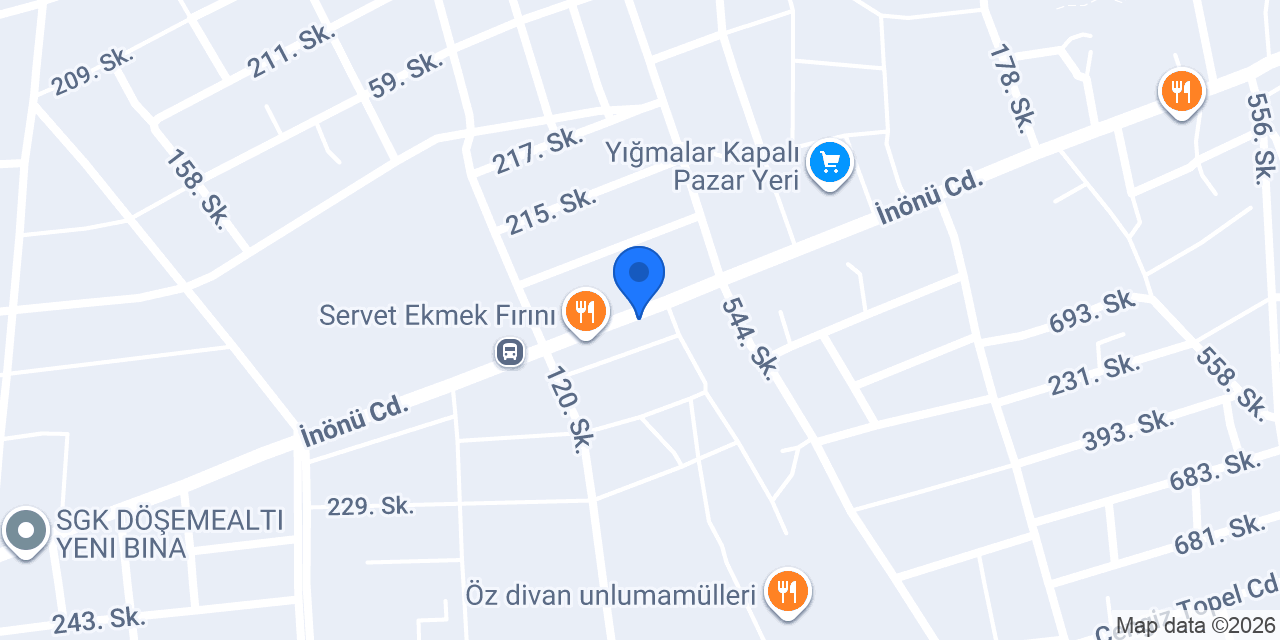 Yılmaz Et Kasap Restourant konumu