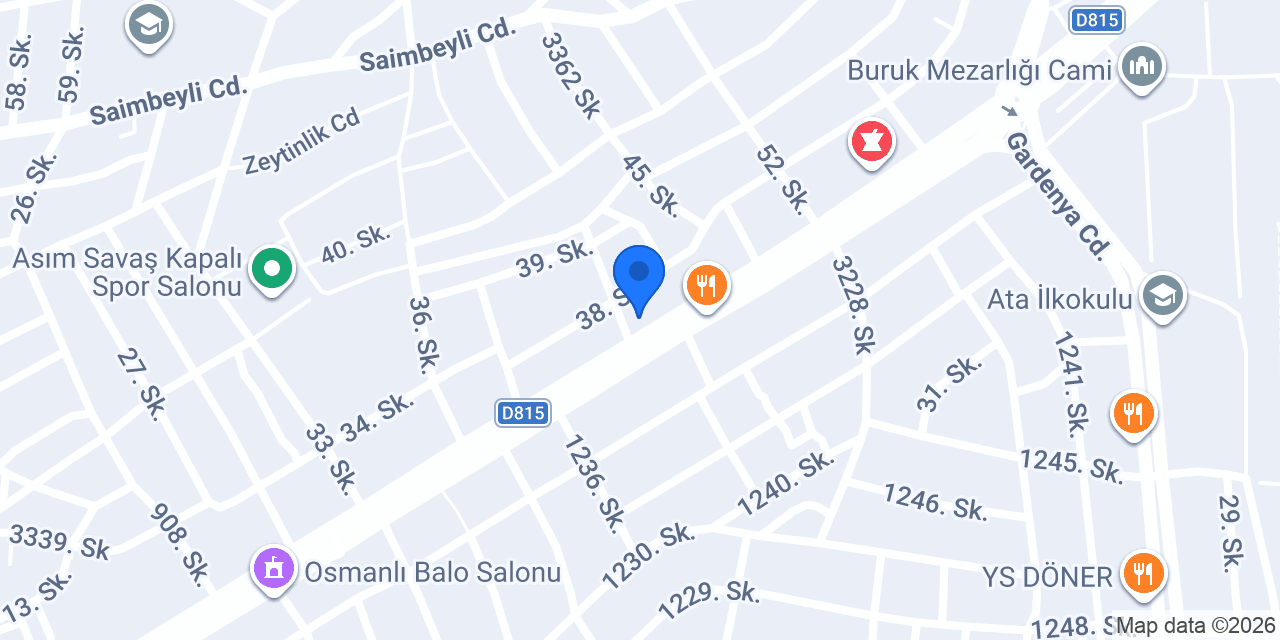 Mercan mobilya konumu