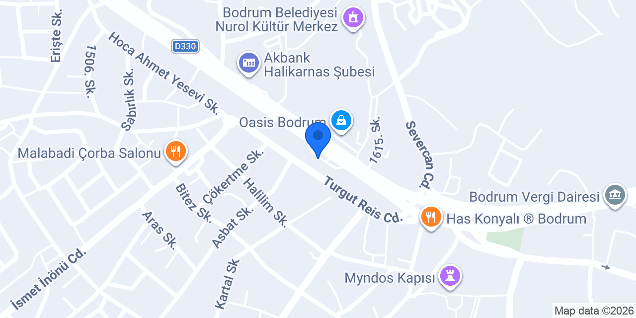 Noora Bodrum konumu