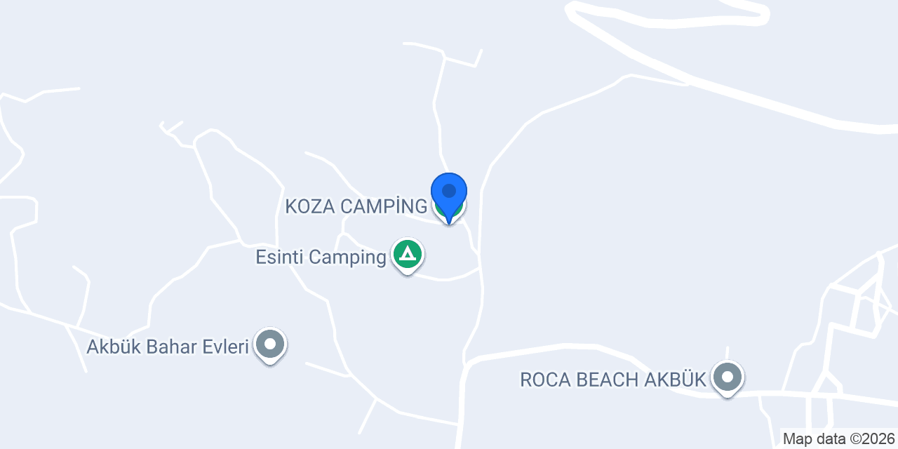 KOZA CAMPİNG konumu