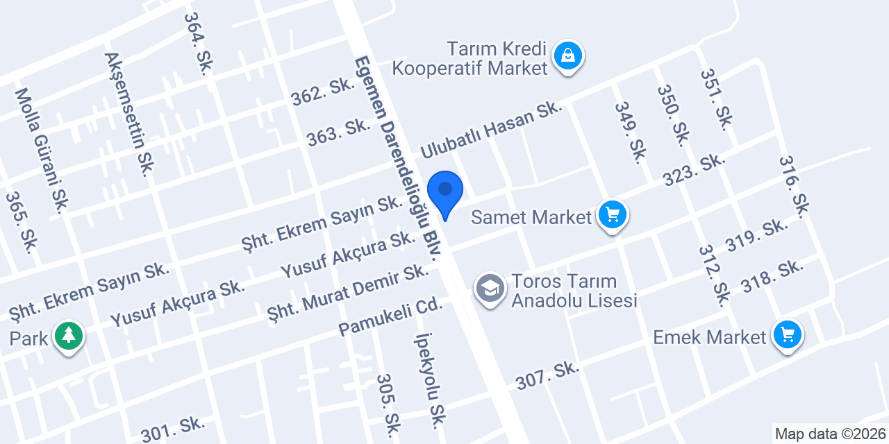 YK Hair Studio konumu