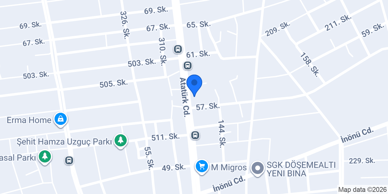 Akkılıçlar Yapı market konumu
