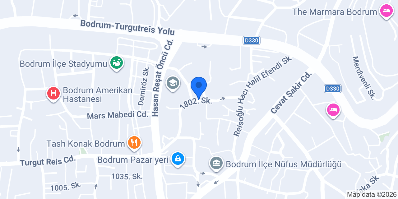 Laden Hotel konumu